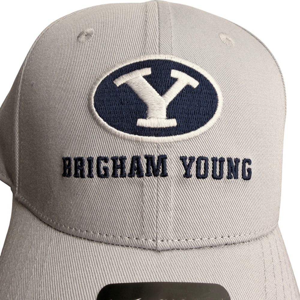 Nike Mens BYU Brigham Young University Club Cap S/M Grey‎ NCAA Hat Sports